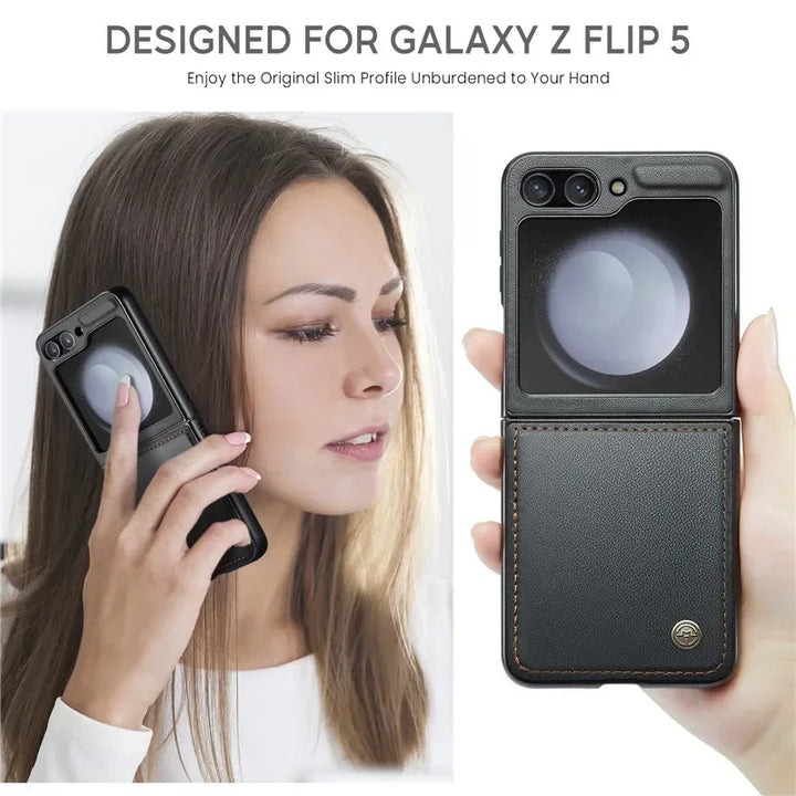 MagnetLux Wallet for Galaxy Z Flip 6/5 - DOKUTRONIX