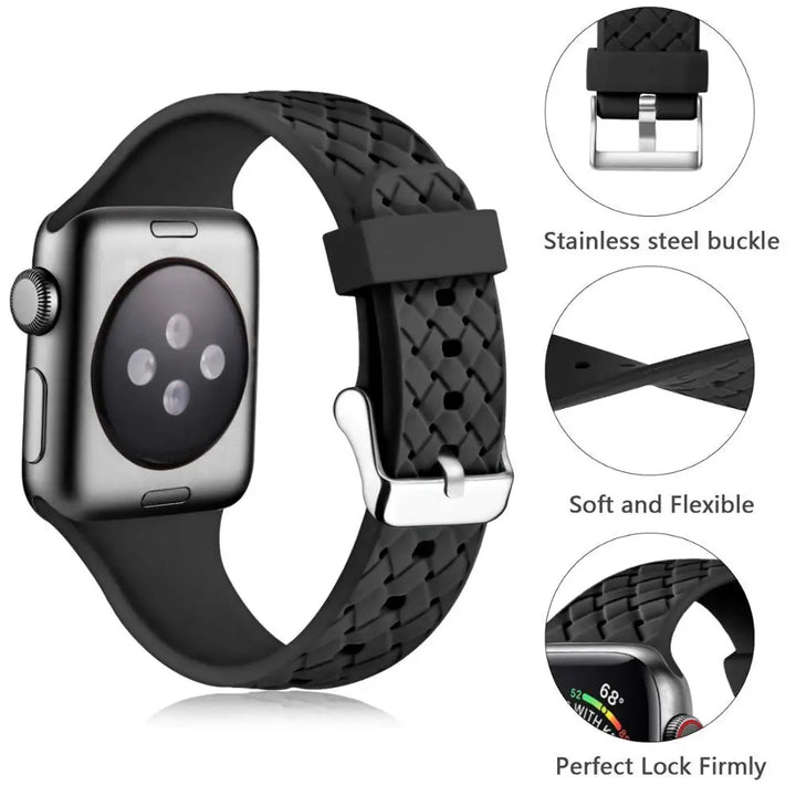 iWatch Woven Strap - 44mm 40mm 45mm 41mm 42mm 38mm - DOKUTRONIX