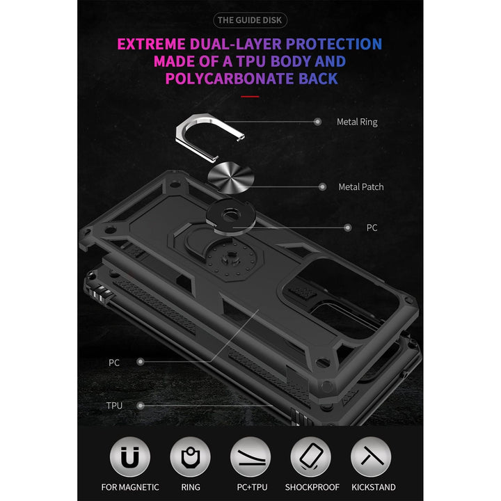 ToughGuard S20 Ultra Case with Ring Stand & Magnet - DOKUTRONIX