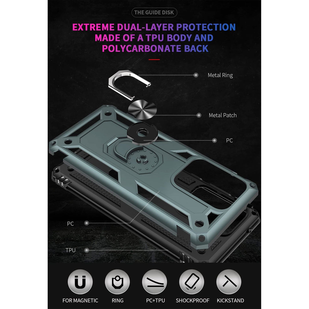 ToughGuard S20 Ultra Case with Stand & Magnet - Teal - DOKUTRONIX