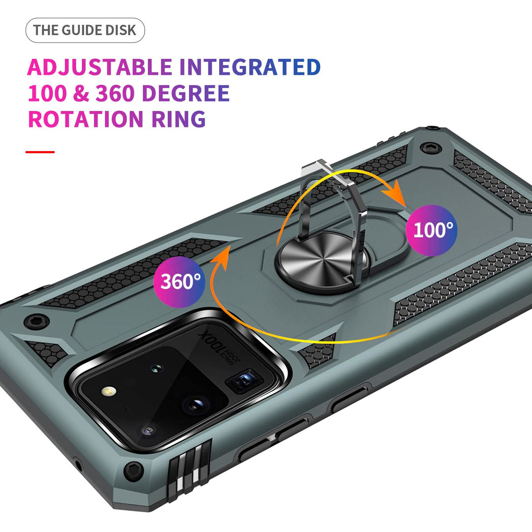 ToughGuard S20 Ultra Case with Stand & Magnet - Teal - DOKUTRONIX