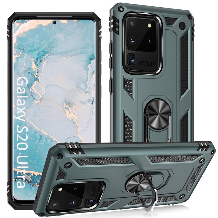 ToughGuard S20 Ultra Case with Stand & Magnet - Teal - DOKUTRONIX