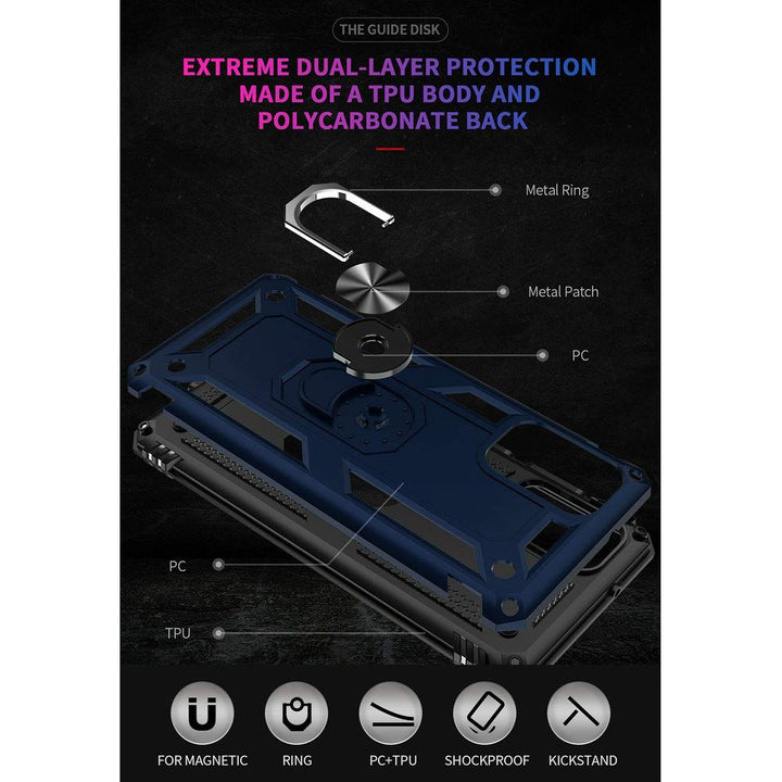 ADDIT Armor Case for Galaxy S20 Plus - Blue - DOKUTRONIX