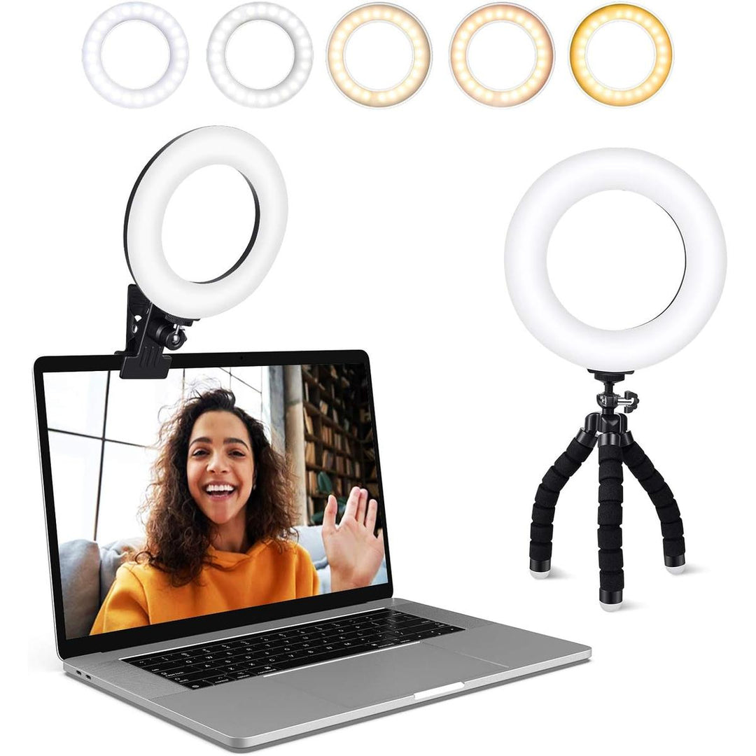 Clip-on Adjustable Ring Light for Streaming - DOKUTRONIX