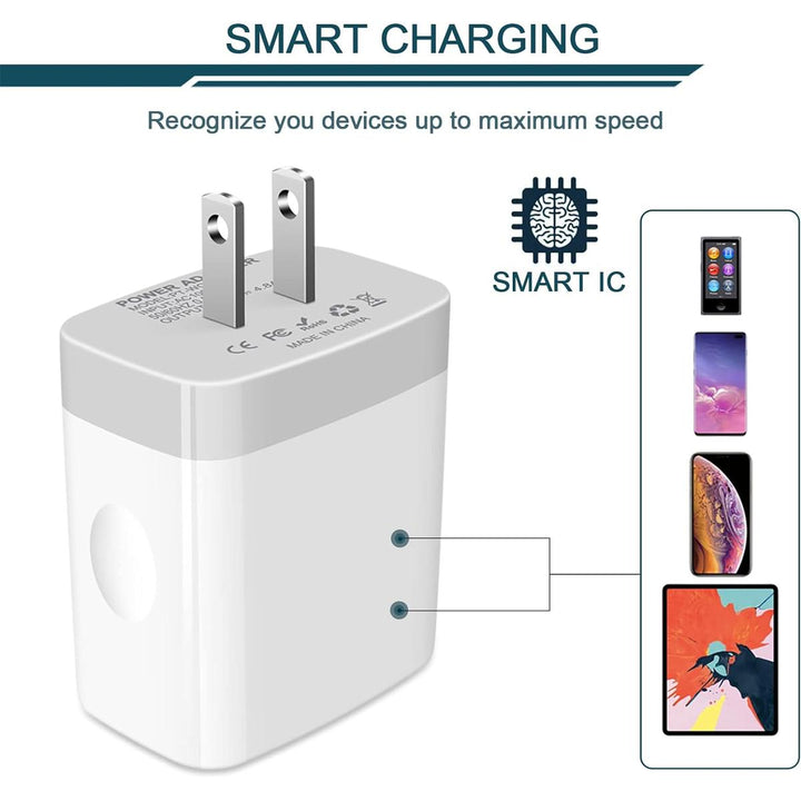 AILKIN QuadCharge USB Wall Hub - Fast & Efficient - DOKUTRONIX