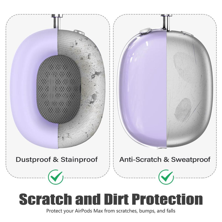AirPod Max 3-in-1 Clear Pink Protection Set - DOKUTRONIX