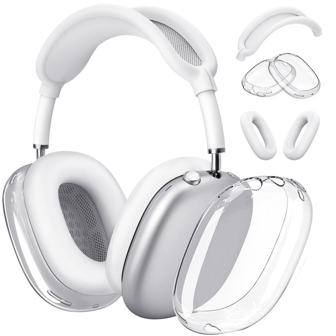 AirPod Max 3-in-1 Clear Pink Protection Set - DOKUTRONIX