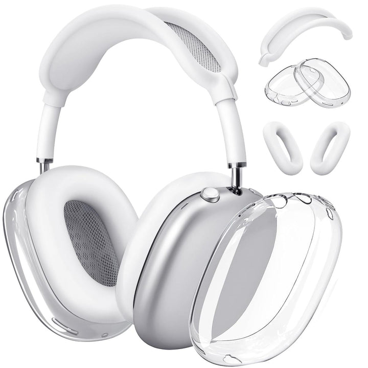 AirPod Max 3-in-1 Clear Pink Protection Set - DOKUTRONIX