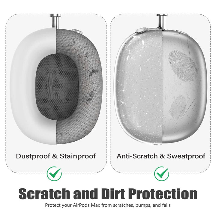 AirPod Max 3-in-1 Clear Pink Protection Set - DOKUTRONIX