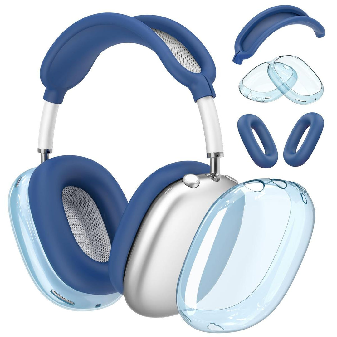 AirPod Max 3-in-1 Clear Pink Protection Set - DOKUTRONIX