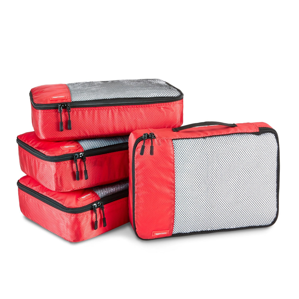 TravelPro PackCube: 4-Pc Set w/ Double Zippers & Mesh Top - DOKUTRONIX