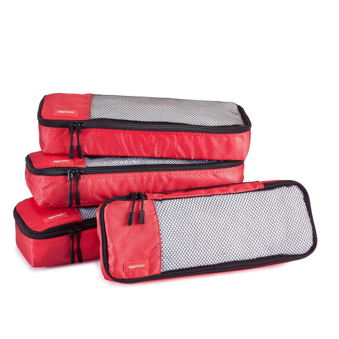 TravelPro PackCube: 4-Pc Set w/ Double Zippers & Mesh Top - DOKUTRONIX