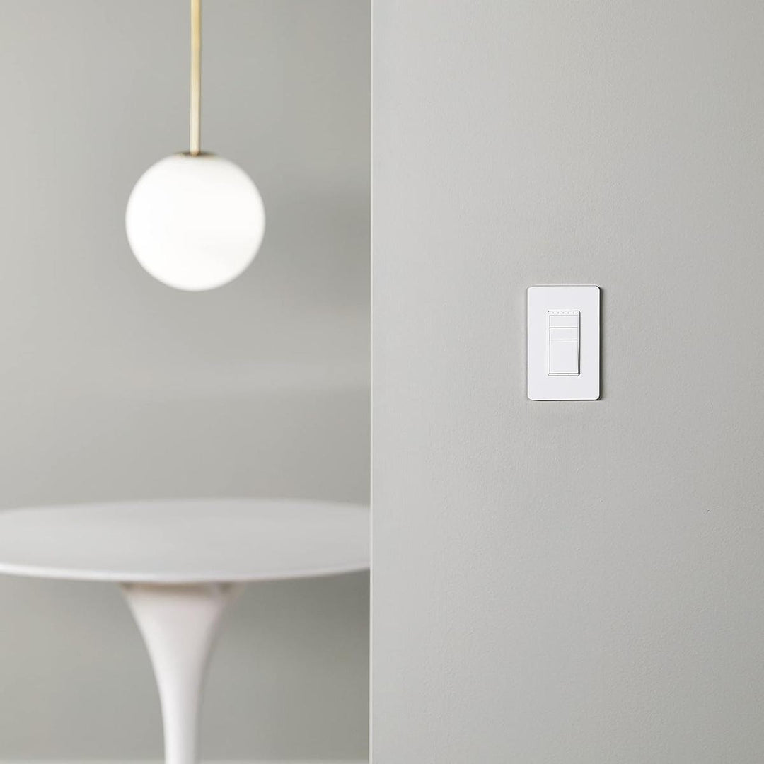 Amazon Basics Alexa Smart Dimmer Switch - White - DOKUTRONIX