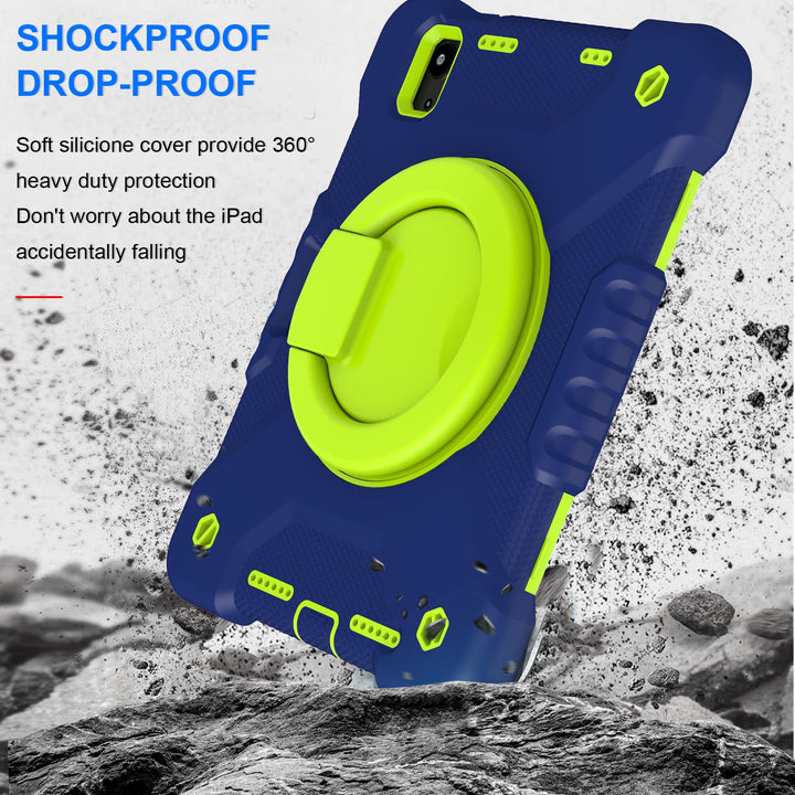 Andnary 360° iPad Mini Case - Navy & Green - DOKUTRONIX