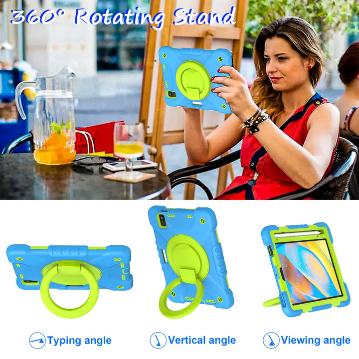 Andnary 360° iPad Mini Case - Blue & Green - DOKUTRONIX