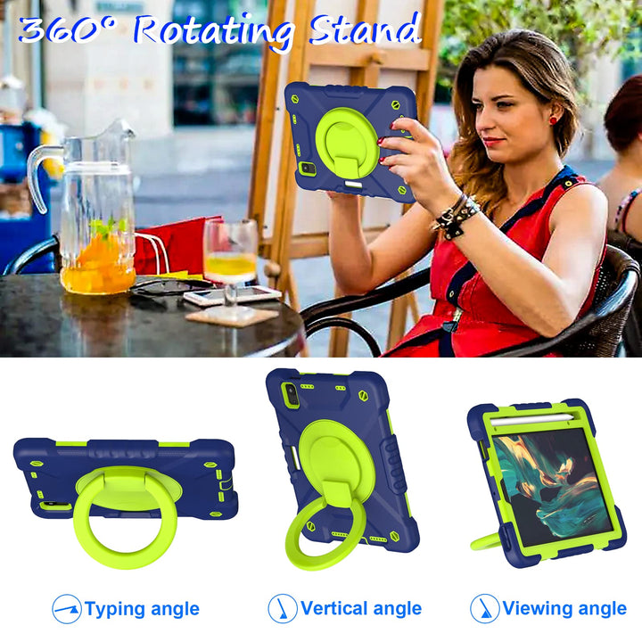 Andnary 360° iPad Mini Case - Navy & Green - DOKUTRONIX