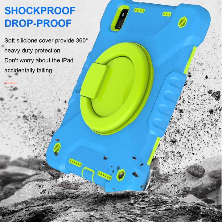 Andnary 360° iPad Mini Case - Blue & Green - DOKUTRONIX