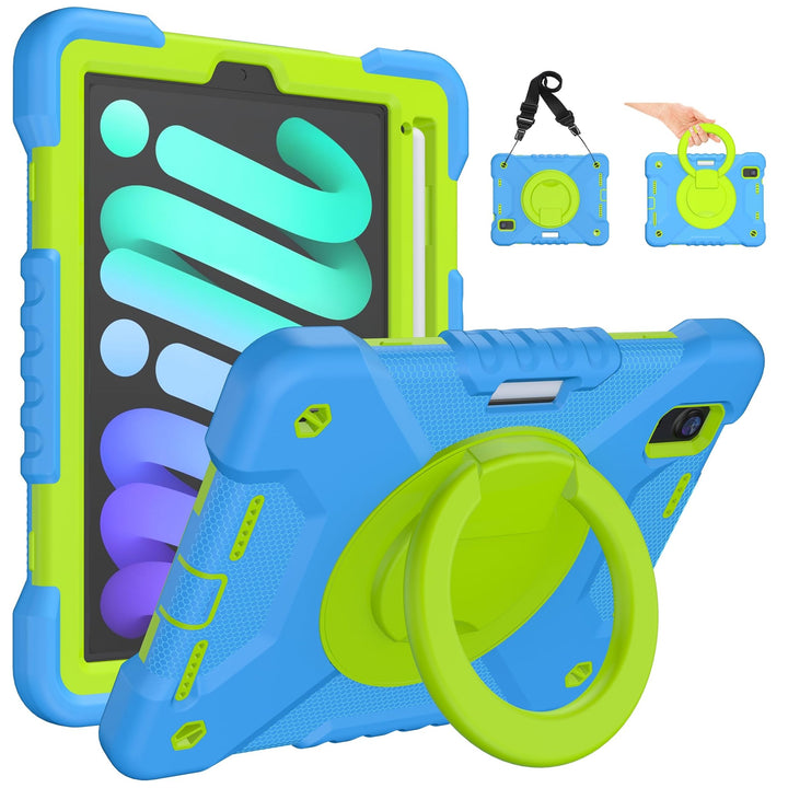 Andnary 360° iPad Mini Case - Blue & Green - DOKUTRONIX