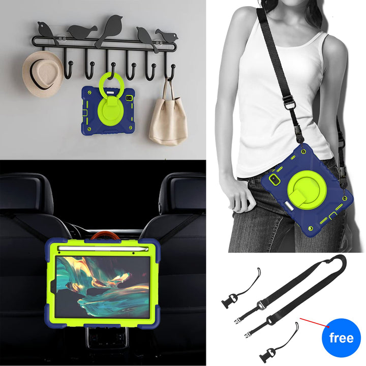 Andnary 360° iPad Mini Case - Navy & Green - DOKUTRONIX