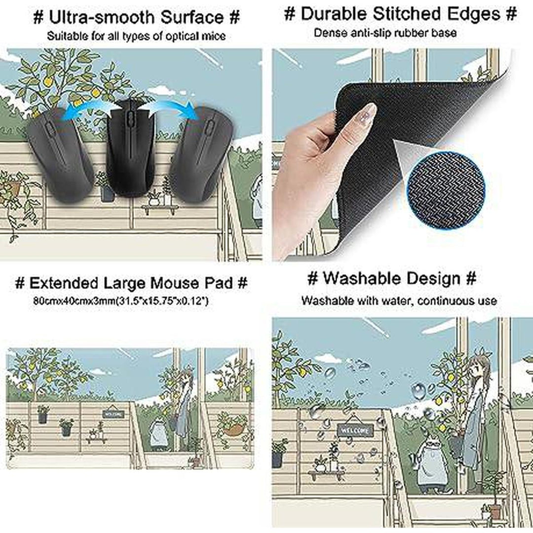 Anime Dreamscape Extra-Large Mouse Pad - DOKUTRONIX
