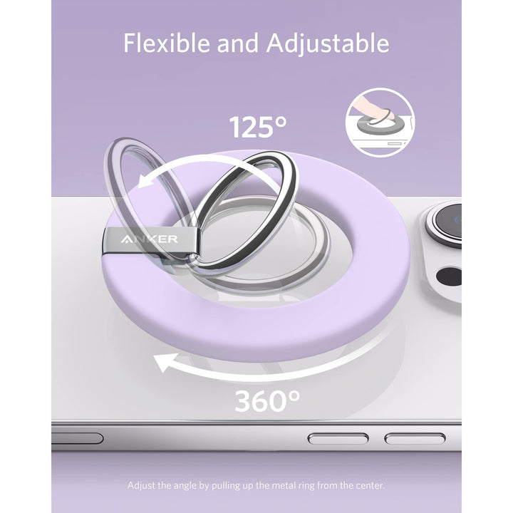Anker MagGo Grip: Magnetic Ring & Kickstand for iPhone - DOKUTRONIX