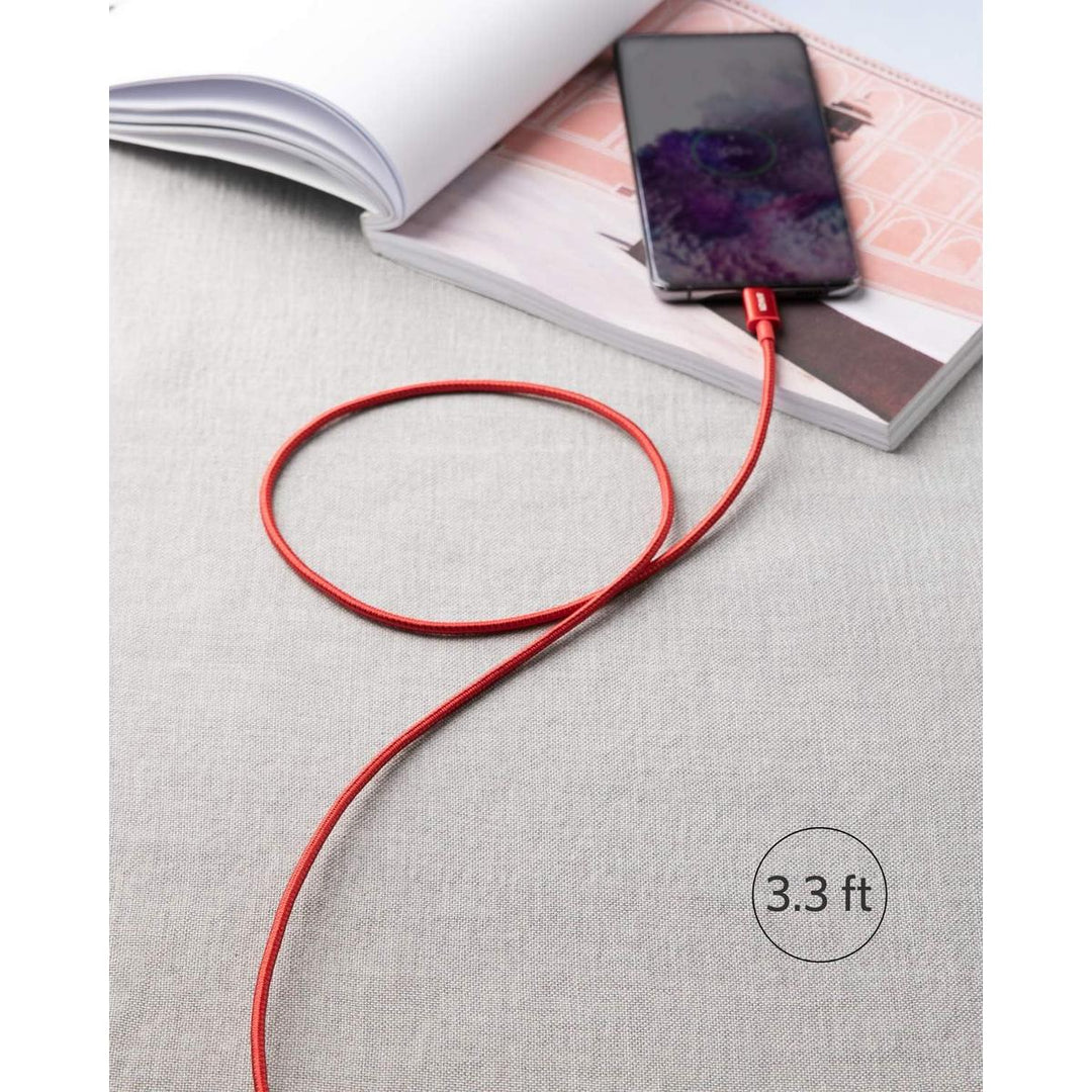 Anker Red USB-C Fast Charge Cable Duo 3.3ft - DOKUTRONIX