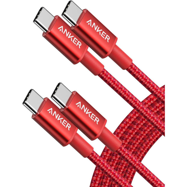 RapidCord USB-C (2-Pack, 6ft, Red) - DOKUTRONIX