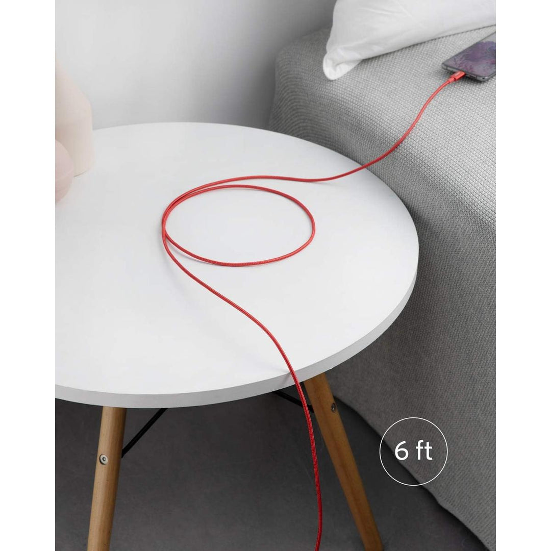 RapidCord USB-C (2-Pack, 6ft, Red) - DOKUTRONIX