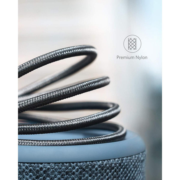 Anker 6ft Nylon USB-C Cable Duo - Fast Charge Black - DOKUTRONIX