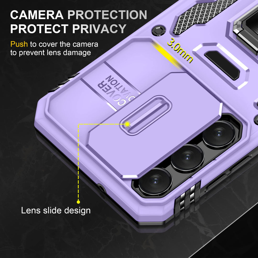 ANNGELAS Shockproof Galaxy S23 Plus Case - Light Purple - DOKUTRONIX