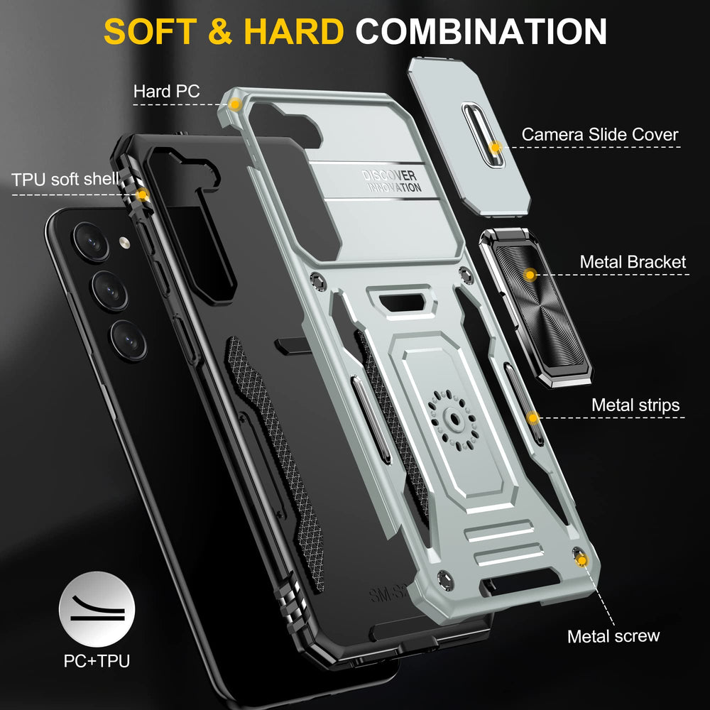ANNGELAS S23 Plus Case - Shockproof, Anti-Scratch, Rotating - DOKUTRONIX