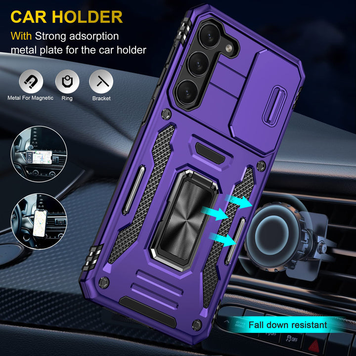 ANNGELAS Deep Purple Galaxy S23 Plus Case - DOKUTRONIX