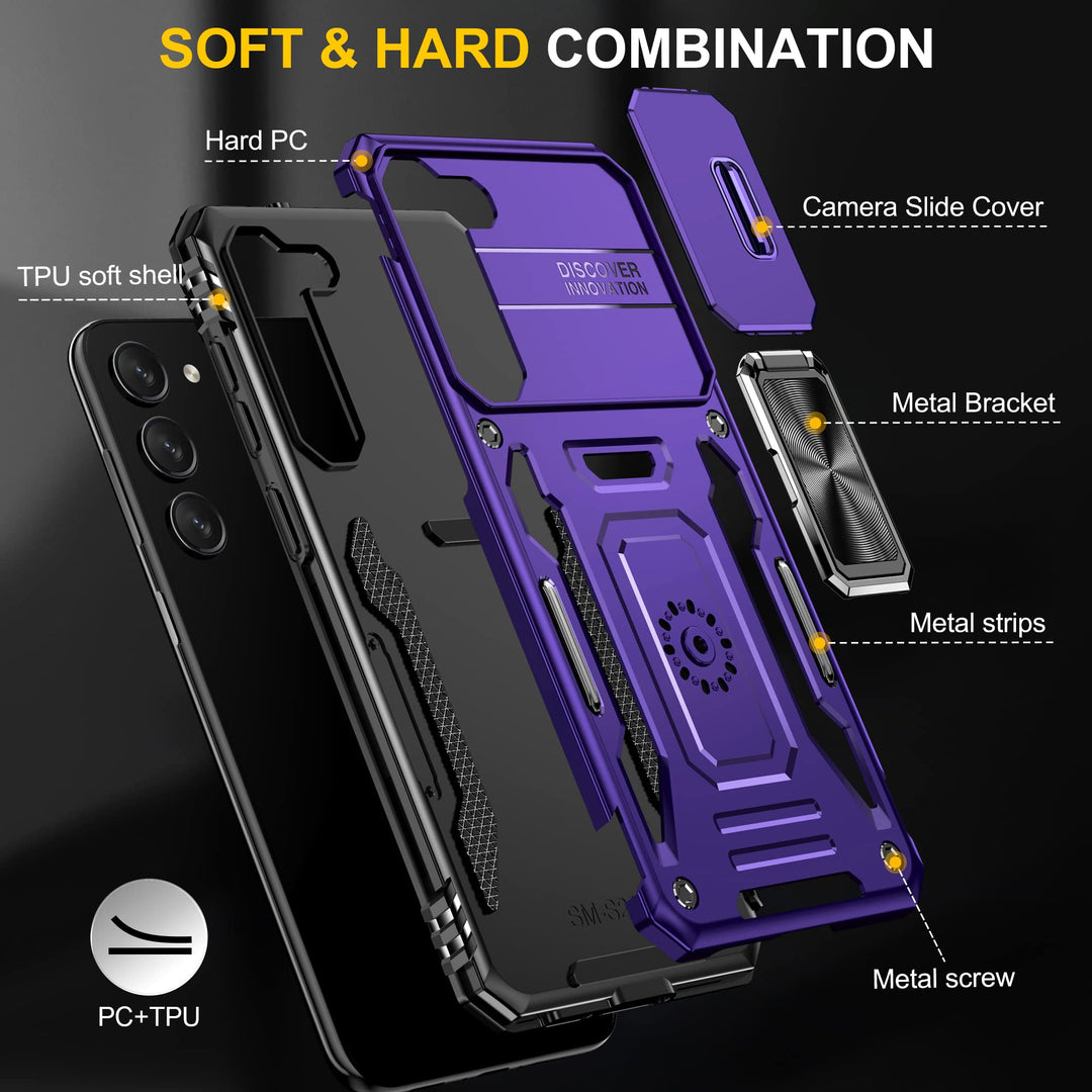 ANNGELAS Deep Purple Galaxy S23 Plus Case - DOKUTRONIX