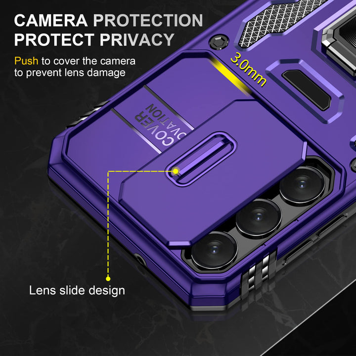 ANNGELAS Deep Purple Galaxy S23 Plus Case - DOKUTRONIX