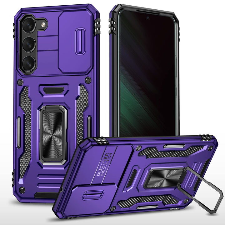 ANNGELAS Deep Purple Galaxy S23 Plus Case - DOKUTRONIX