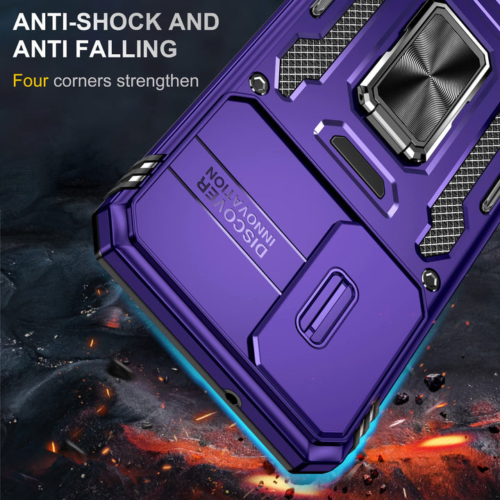 ANNGELAS Deep Purple Galaxy S23 Plus Case - DOKUTRONIX