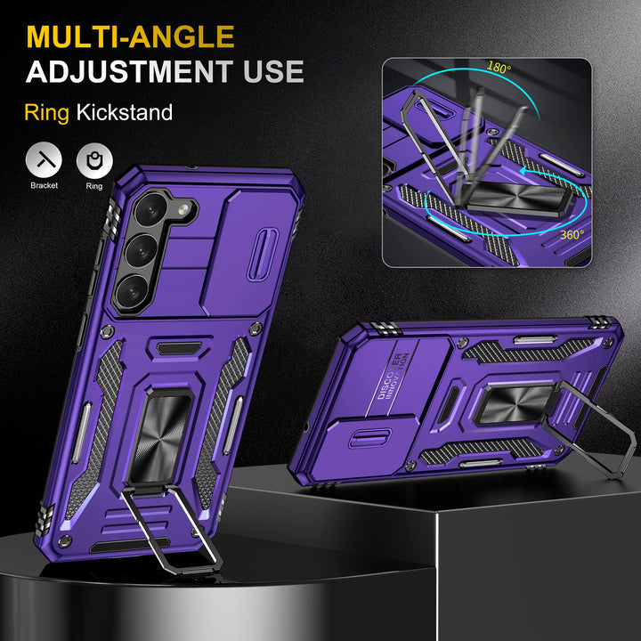 ANNGELAS Deep Purple Galaxy S23 Plus Case - DOKUTRONIX