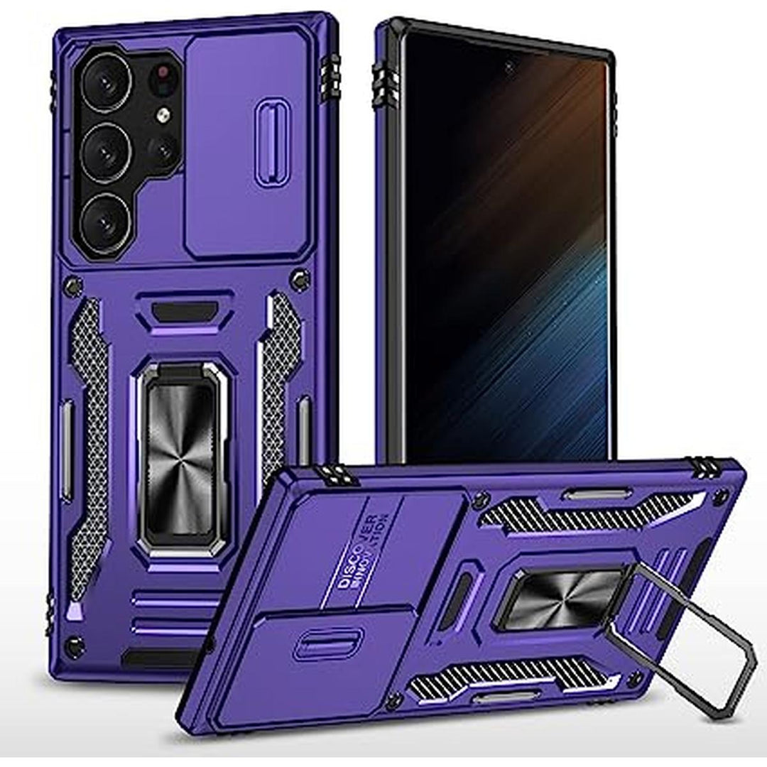 ANNGELAS Deep Purple Galaxy S23 Ultra Case - DOKUTRONIX