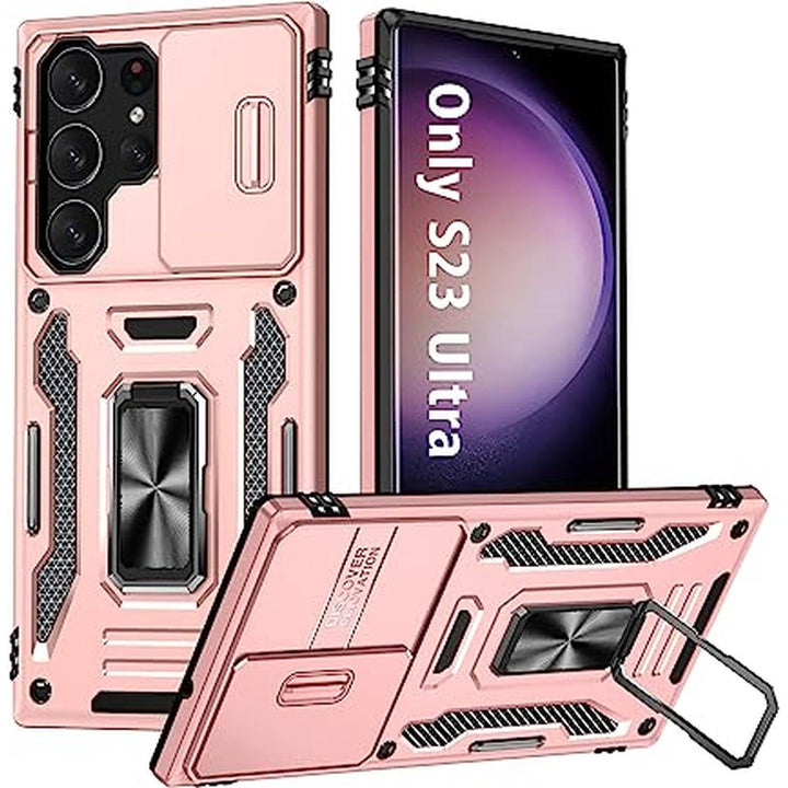 Rose Gold Elegance: ANNGELAS S23 Ultra Case - DOKUTRONIX