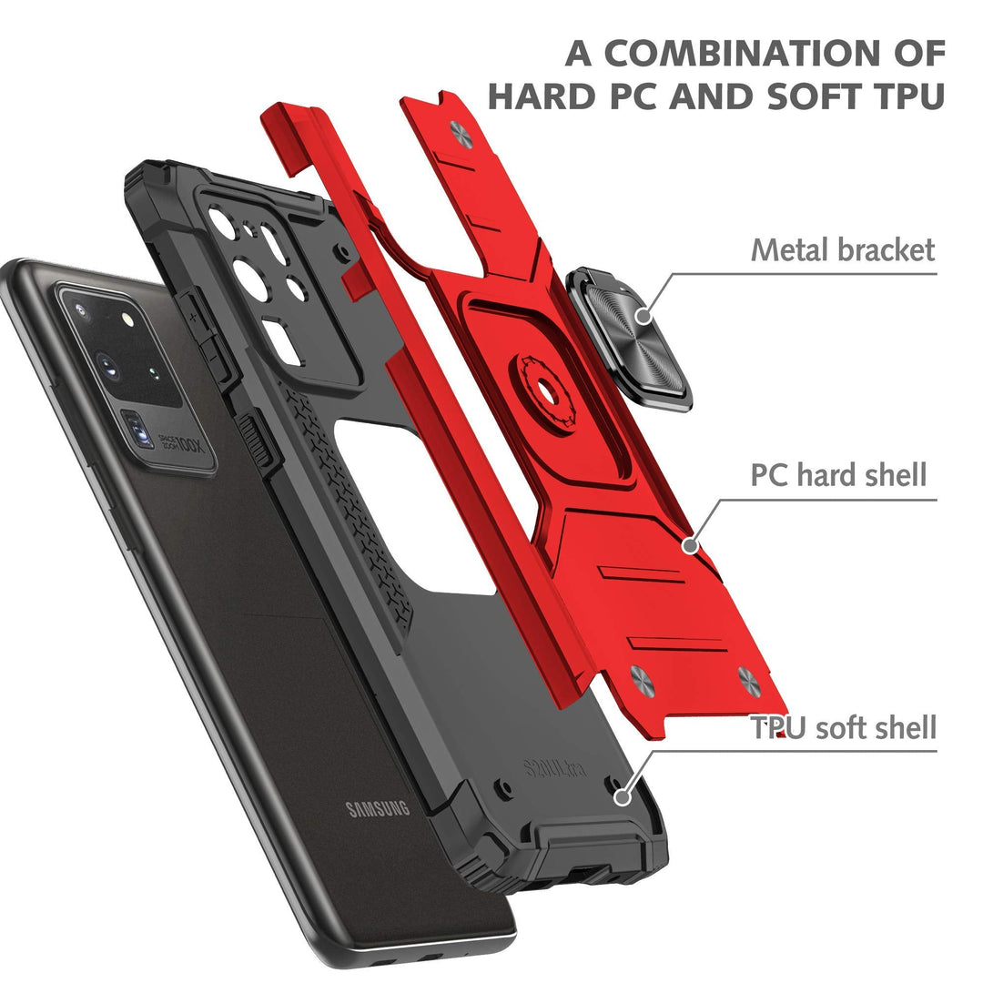 UltraGuard S20 Kickstand Case with Metal Ring - DOKUTRONIX