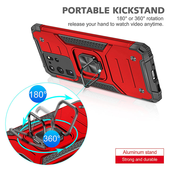 UltraGuard S20 Kickstand Case with Metal Ring - DOKUTRONIX