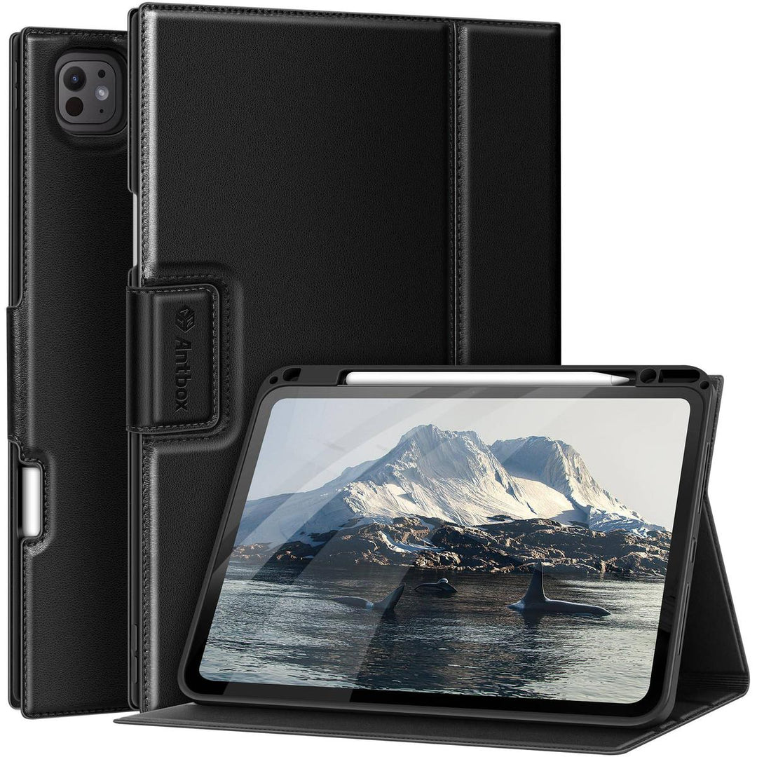 Antbox iPad Pro 13 Case with Pencil Holder & Sleep/Wake - DOKUTRONIX