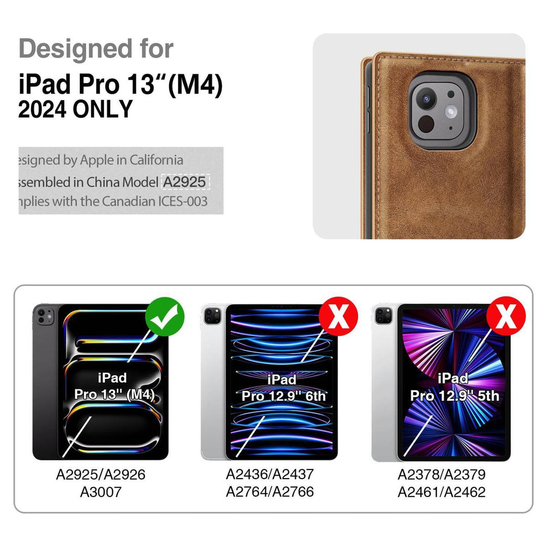 Antbox iPad Pro 13 Case with Pencil Holder & Sleep/Wake - DOKUTRONIX