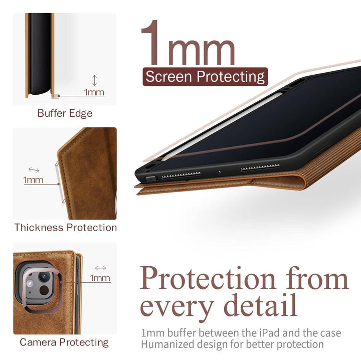 Antbox iPad Pro 13 Case with Pencil Holder & Sleep/Wake - DOKUTRONIX