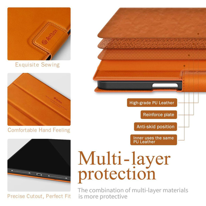 Antbox iPad Pro 13 Case with Pencil Holder & Sleep/Wake - DOKUTRONIX