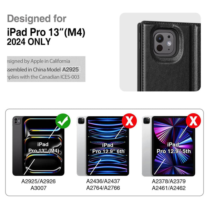 Antbox iPad Pro 13 Case with Pencil Holder & Sleep/Wake - DOKUTRONIX