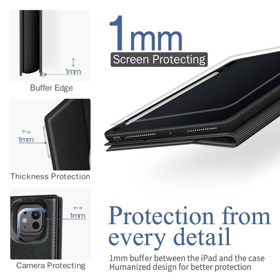 Antbox iPad Pro 13 Case with Pencil Holder & Sleep/Wake - DOKUTRONIX