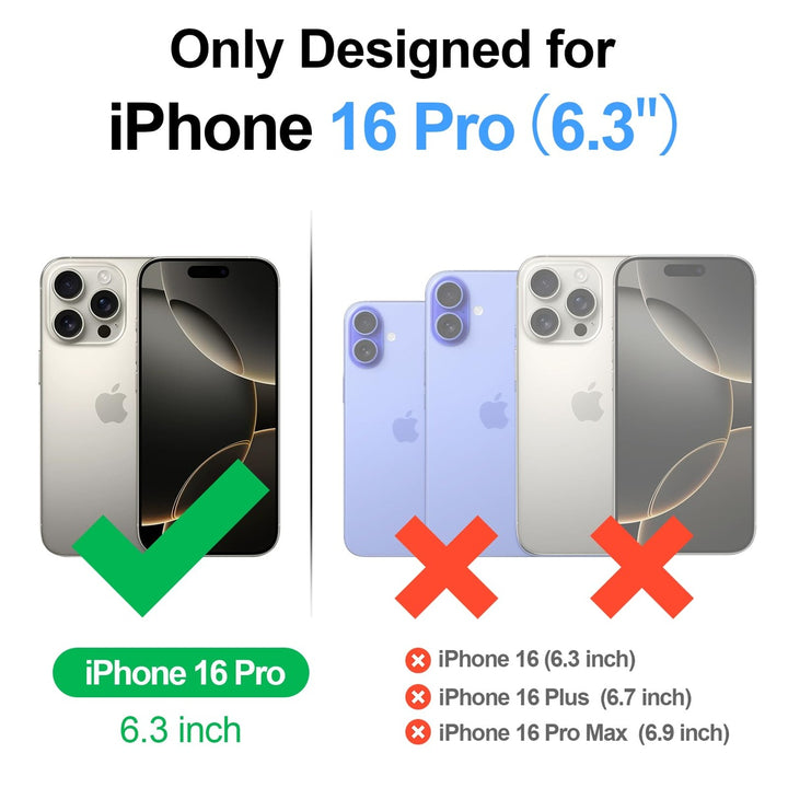 Antsturdy iPhone 16 Pro Wallet Case - Wine Red Elegance - DOKUTRONIX