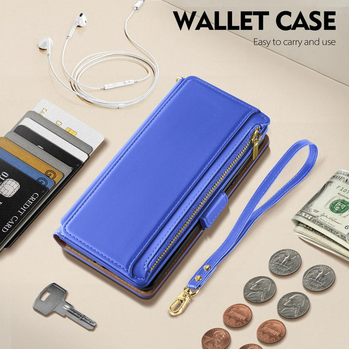 Antsturdy iPhone 16 Pro Wallet Case - Wine Red Elegance - DOKUTRONIX