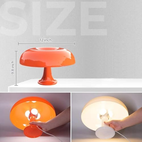 Anykonio Vintage Orange Mushroom Night Lamp - DOKUTRONIX
